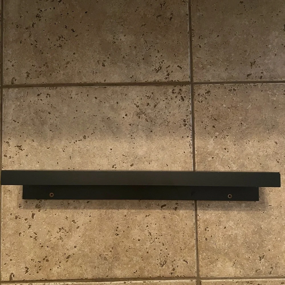IKEA Mosslanda Black Ledge Display Wall Shelf